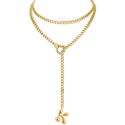 EVERGLIMP — 18K gold Plated Initial Necklace