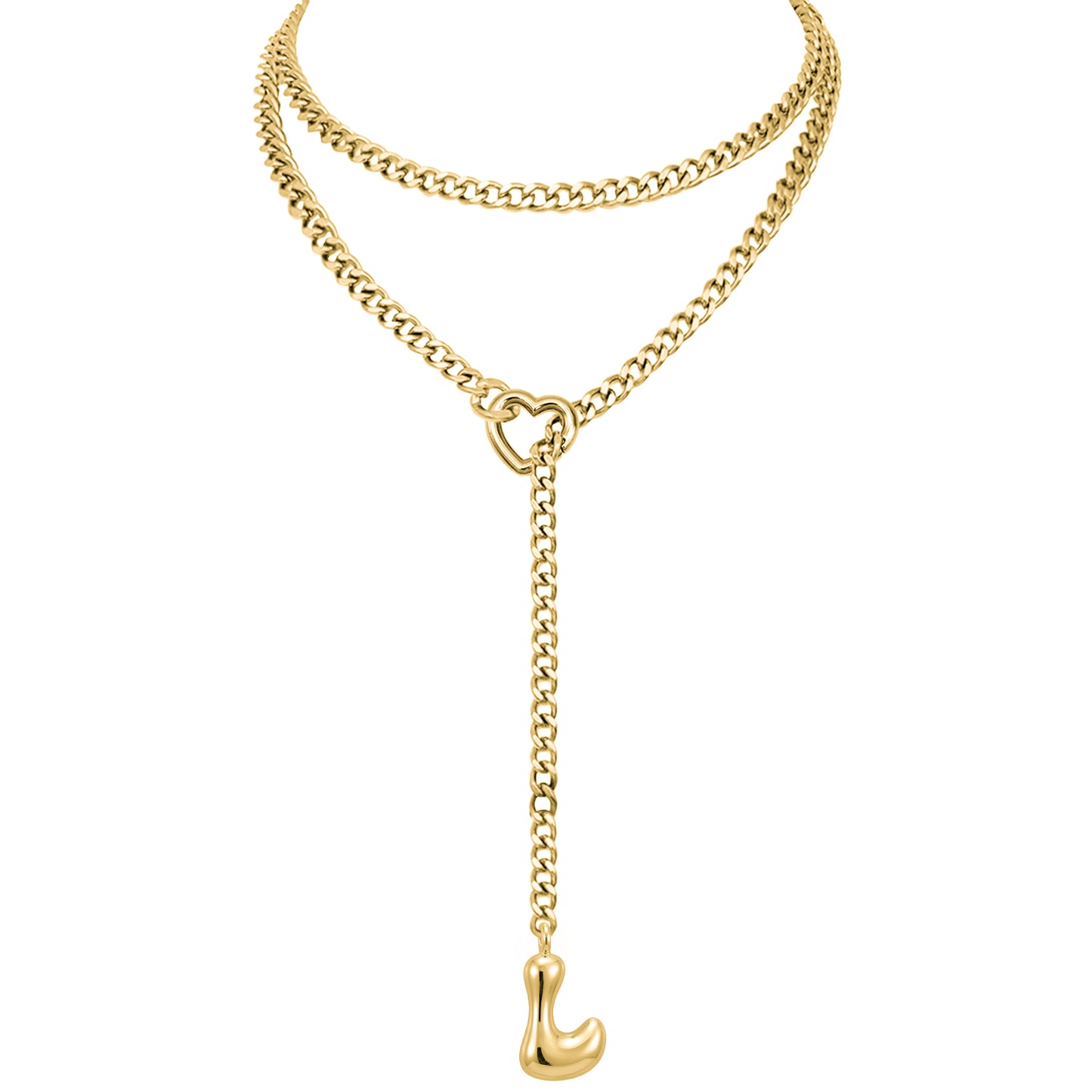 EVERGLIMP — 18K gold Plated Initial Necklace