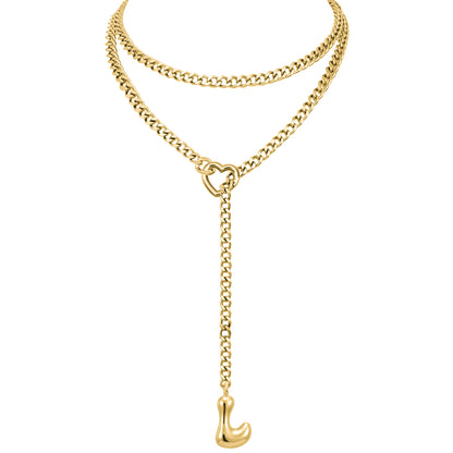 EVERGLIMP — 18K gold Plated Initial Necklace