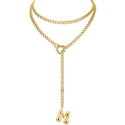 EVERGLIMP — 18K gold Plated Initial Necklace