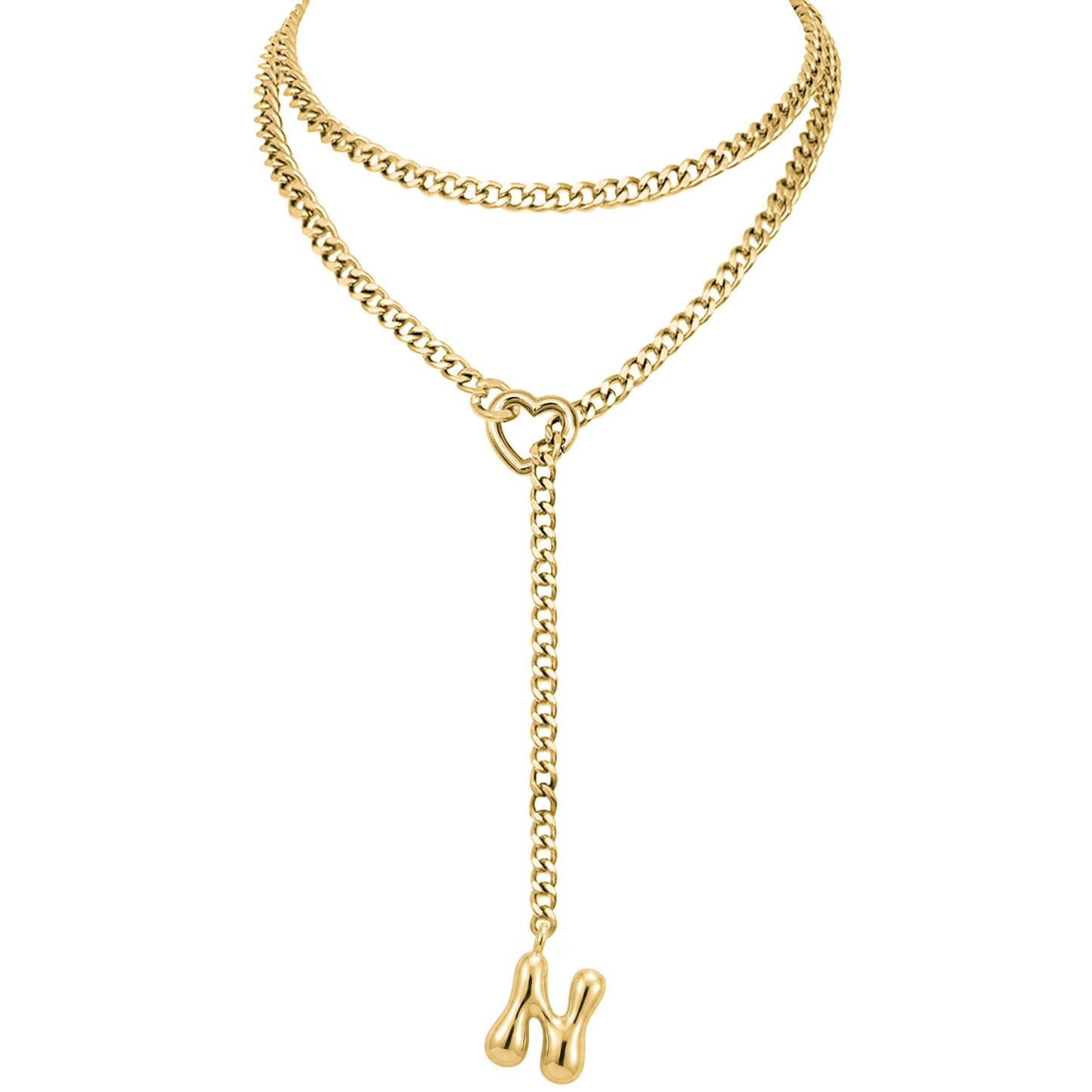 EVERGLIMP — 18K gold Plated Initial Necklace