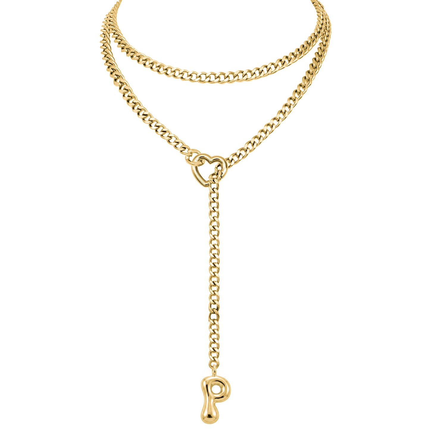 EVERGLIMP — 18K gold Plated Initial Necklace