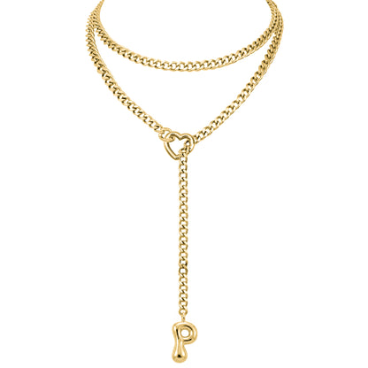 EVERGLIMP — 18K gold Plated Initial Necklace