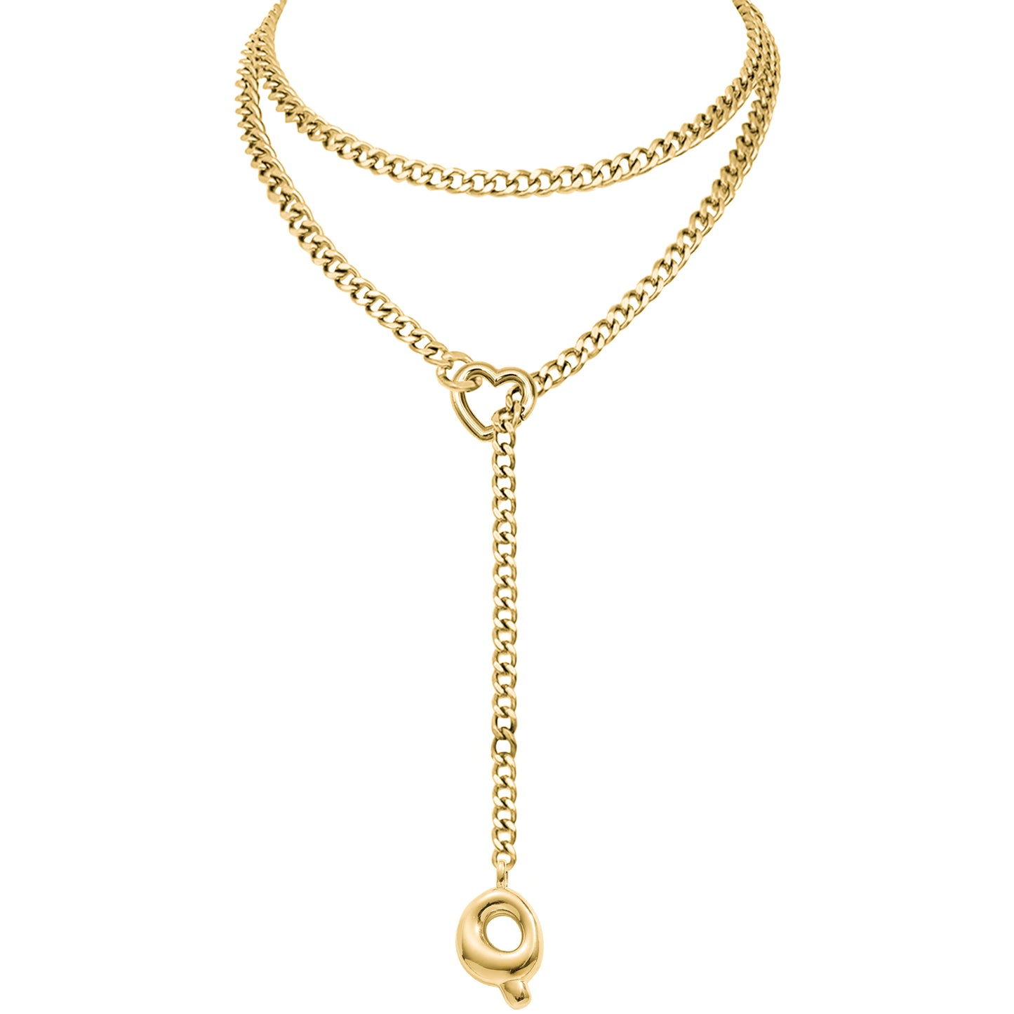 EVERGLIMP — 18K gold Plated Initial Necklace