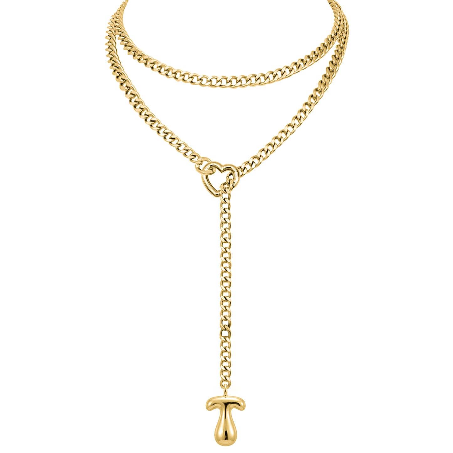 EVERGLIMP — 18K gold Plated Initial Necklace
