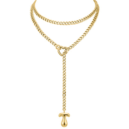 EVERGLIMP — 18K gold Plated Initial Necklace