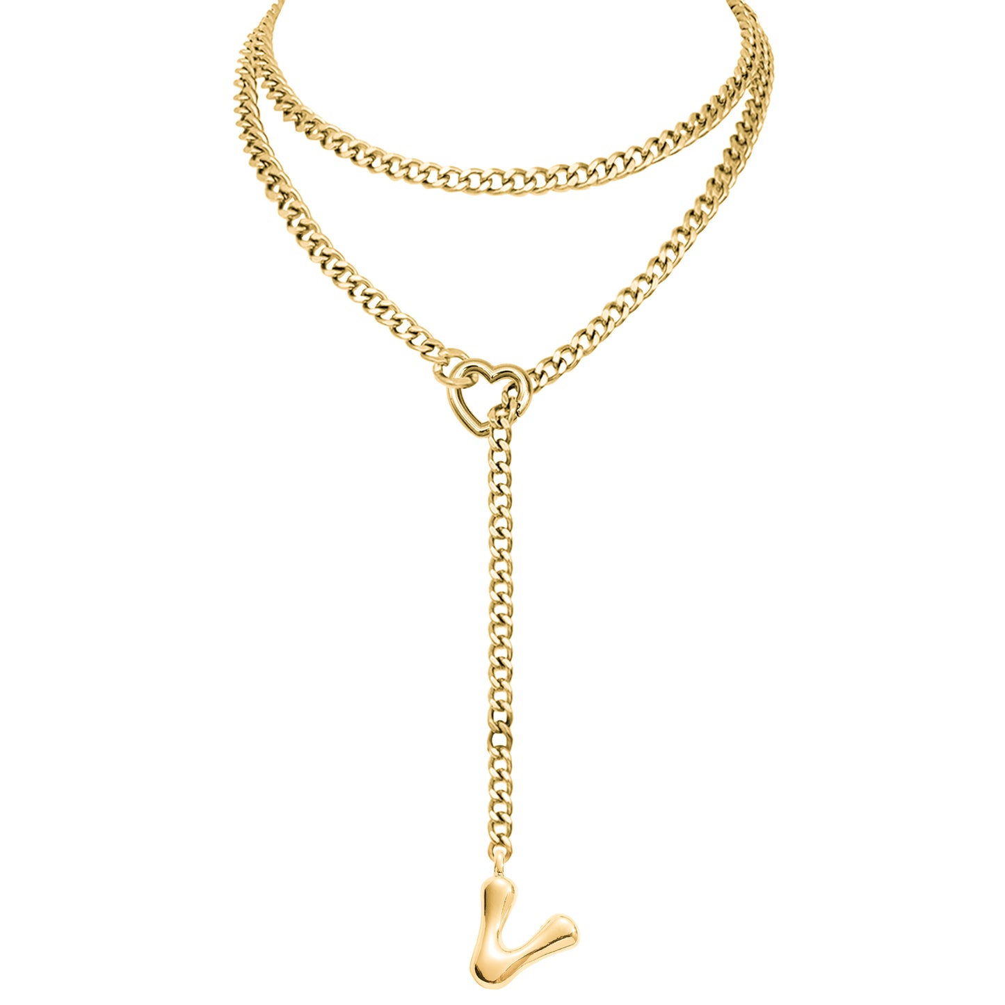 EVERGLIMP — 18K gold Plated Initial Necklace