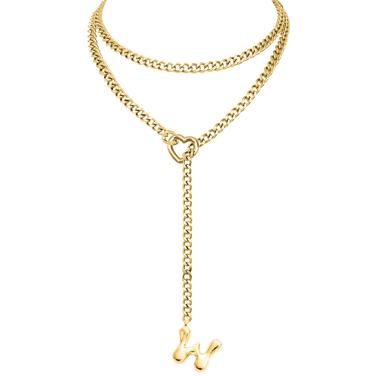 EVERGLIMP — 18K gold Plated Initial Necklace