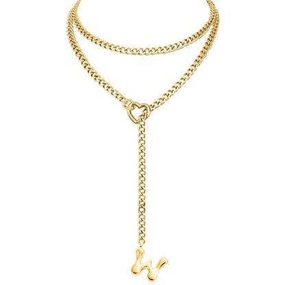 EVERGLIMP — 18K gold Plated Initial Necklace