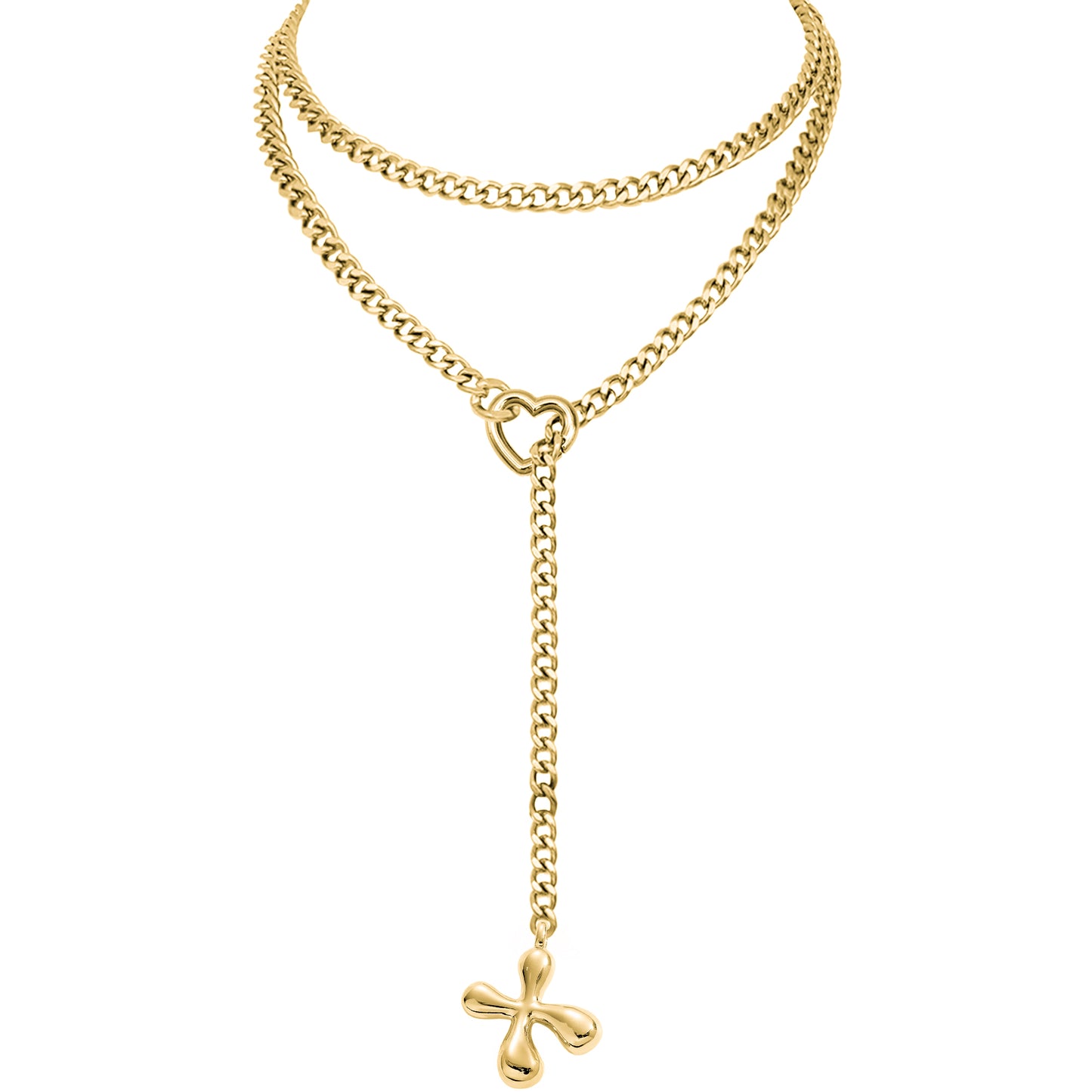EVERGLIMP — 18K gold Plated Initial Necklace