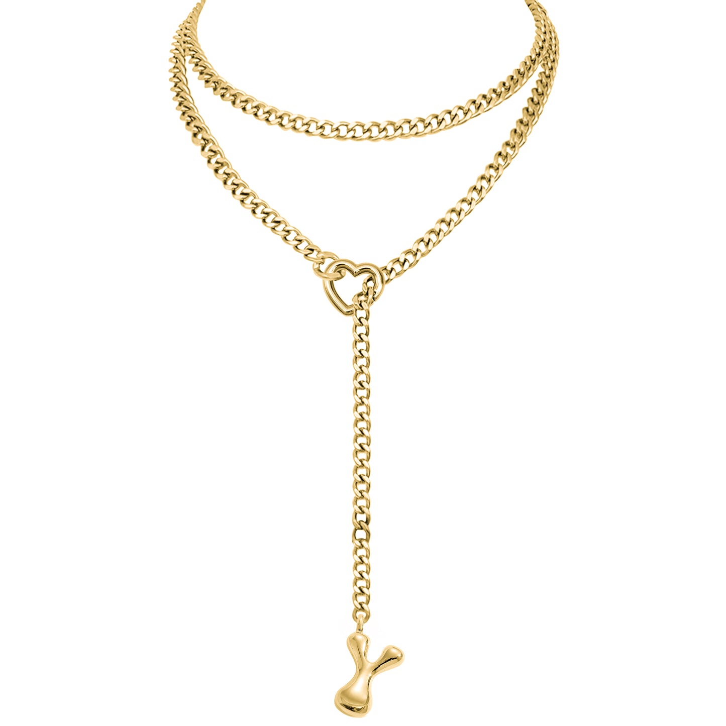 EVERGLIMP — 18K gold Plated Initial Necklace