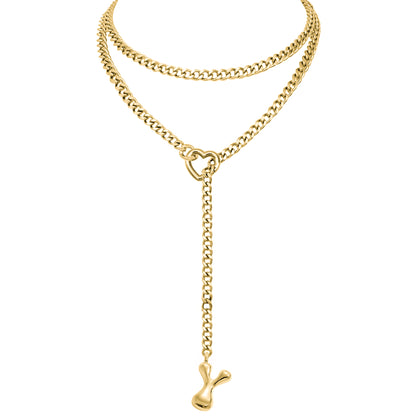 EVERGLIMP — 18K gold Plated Initial Necklace