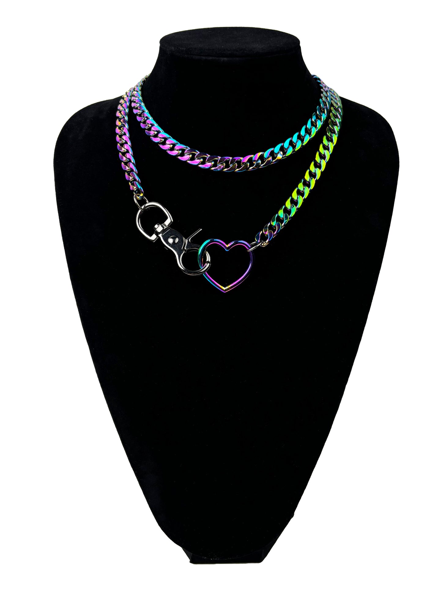 Heart Slip Chain Necklace For Women/Man