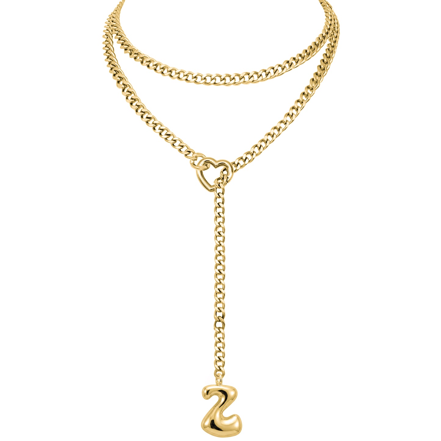EVERGLIMP — 18K gold Plated Initial Necklace