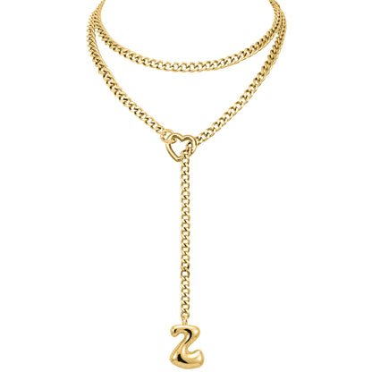 EVERGLIMP — 18K gold Plated Initial Necklace