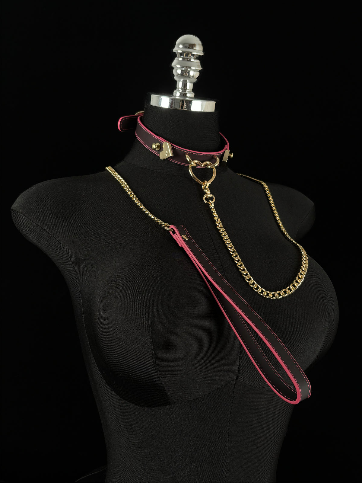 EVERGLIMP — “Heart” — Three Strips of Leather Turn from Black to Red