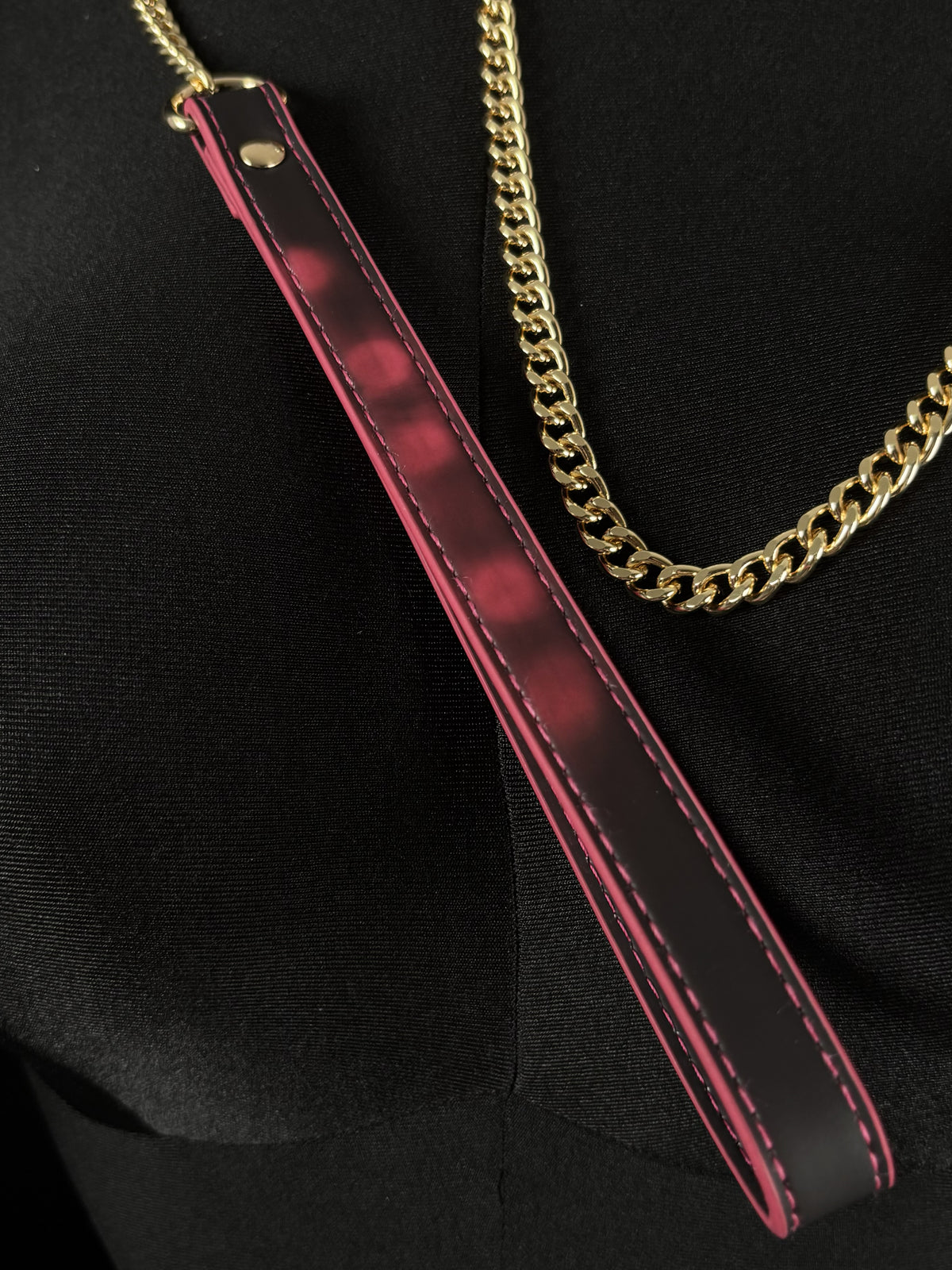 EVERGLIMP — “Heart” — Three Strips of Leather Turn from Black to Red