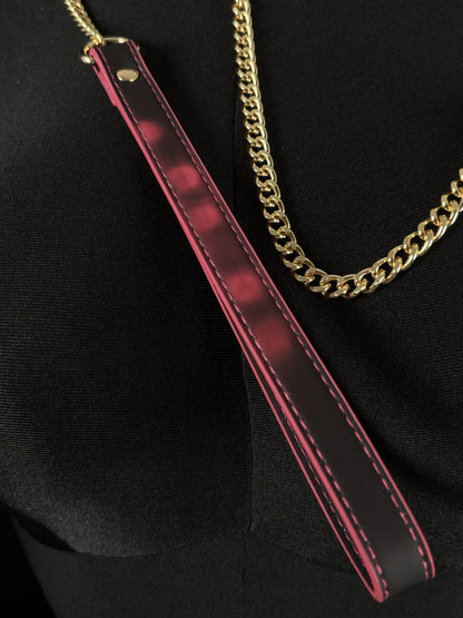 EVERGLIMP — “Heart” — Three Strips of Leather Turn from Black to Red