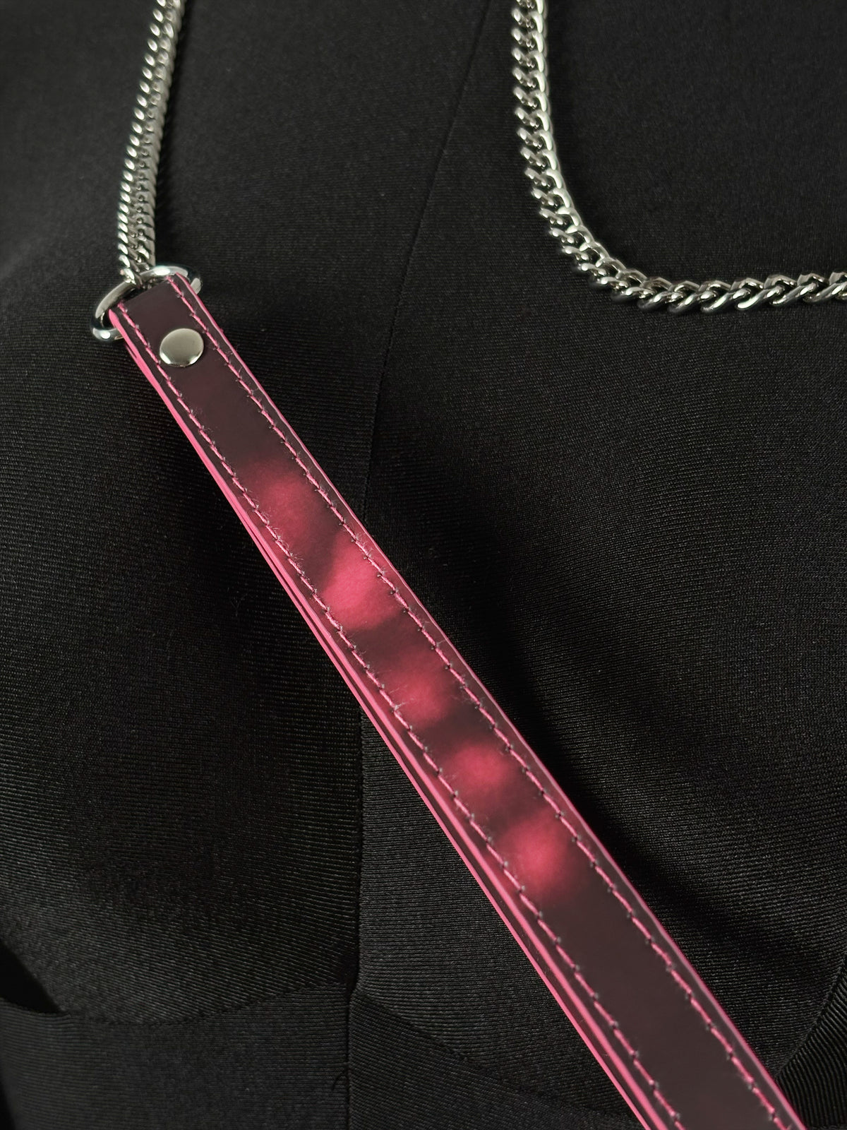 EVERGLIMP — Good Girl Silver-Tone Heat-Reactive Choker Set – Black to Red