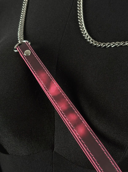 EVERGLIMP — Good Girl Silver-Tone Heat-Reactive Choker Set – Black to Red