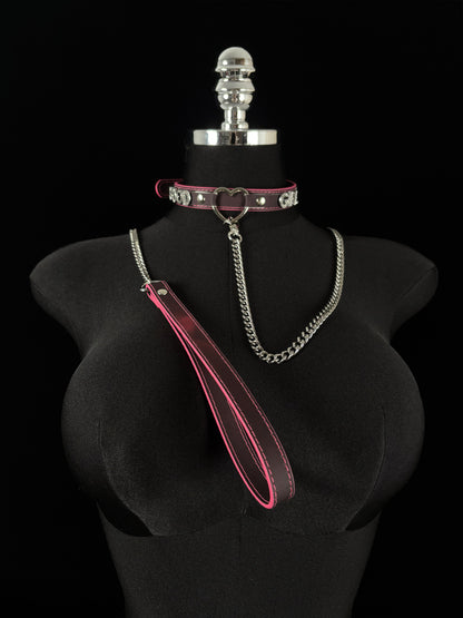 EVERGLIMP — Good Girl Silver-Tone Heat-Reactive Choker Set – Black to Red