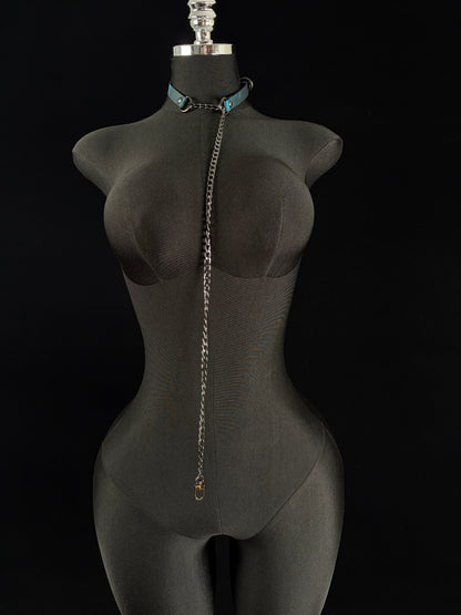 EVERGLIMP — Triple-Layer Color-Changing Leather Choker