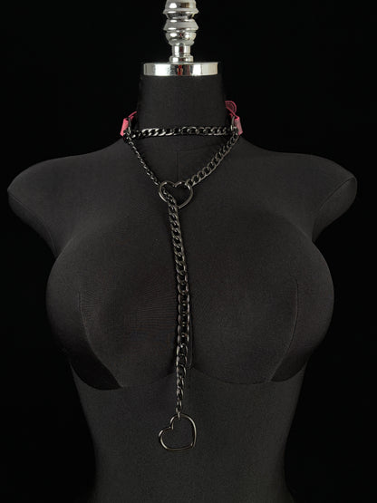 EVERGLIMP — Thermochromic Black to Red Heart Pendant Necklace