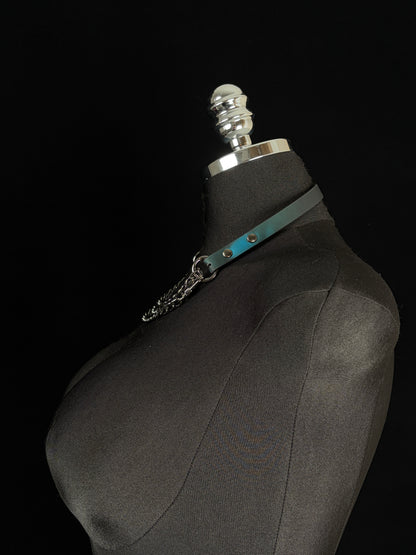 EVERGLIMP-Triple-Layer Choker-Black to Blue