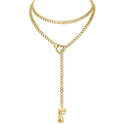 EVERGLIMP — 18K gold Plated Initial Necklace