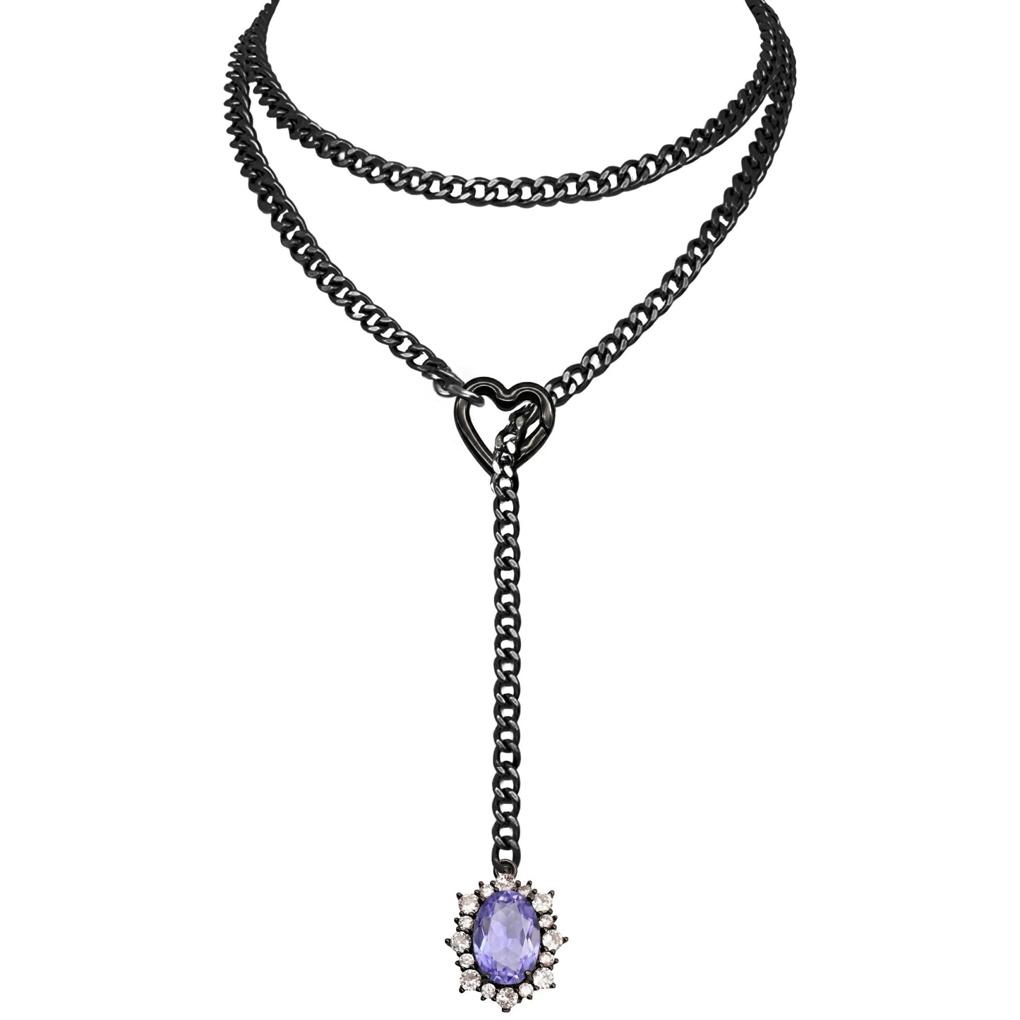 EVERGLIMP — Blue Pendant Necklace