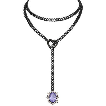EVERGLIMP — Blue Pendant Necklace