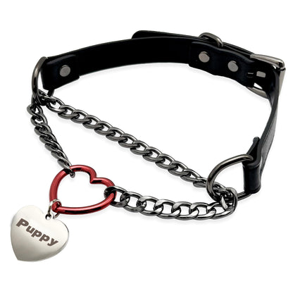 EVERGLIMP — Black Heart Necklace