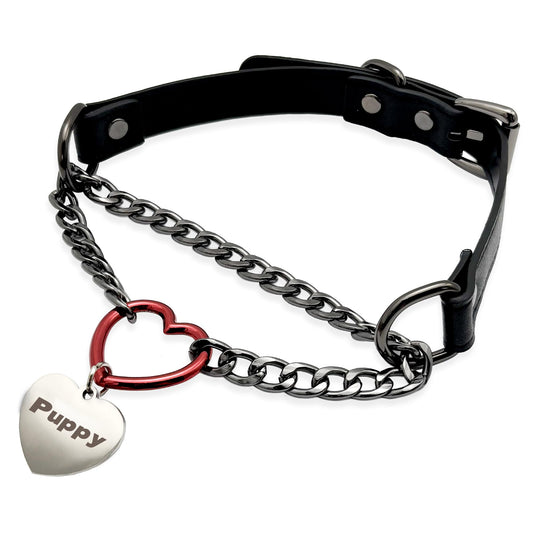 EVERGLIMP — Black Heart Necklace