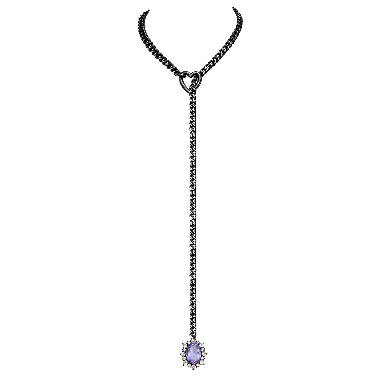 EVERGLIMP — Rhinestone Pendant Necklace