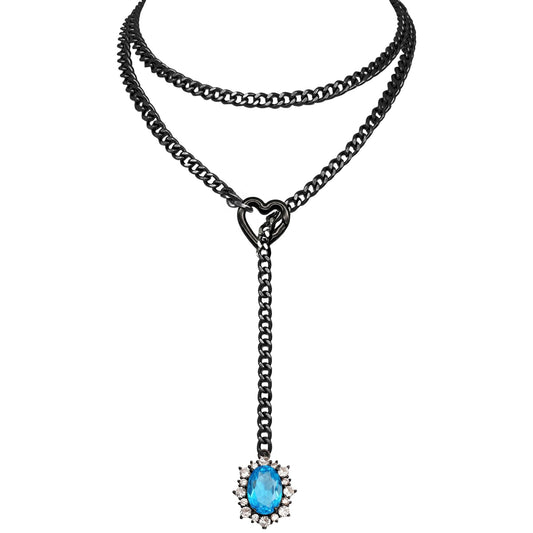 EVERGLIMP — Blue Pendant Necklace