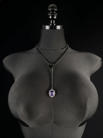 EVERGLIMP — Blue Pendant Necklace