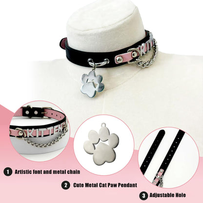 Cute Kitten Pendant Necklace