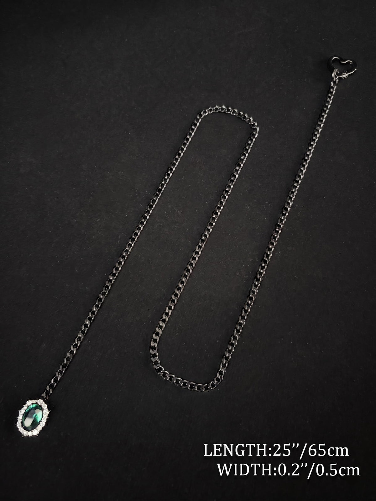 EVERGLIMP — Rhinestone Pendant Necklace