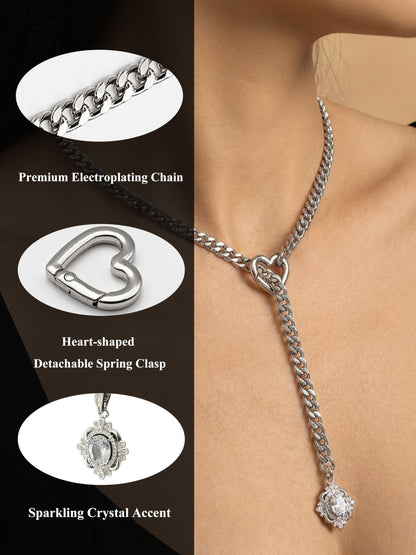 EVERGLIMP — Heart Ring Necklace